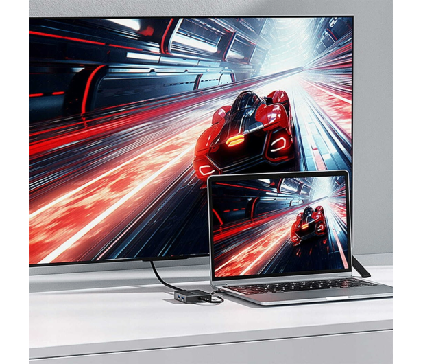 Zenwire Hub USB-C 7w1 USB 3.0 HDMI 4K 60Hz Display Port RJ-45 - 1604633 - zdjęcie 4